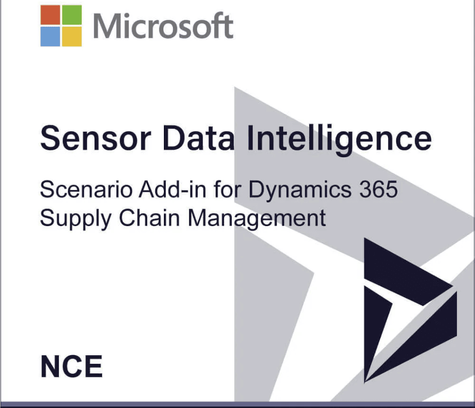 Sensor Data Intelligence Scenario Add-in for Dynamics 365 Supply Chain Management (NCE)